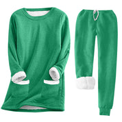 Amandine Fontenay | Plush Fleece-Lined Lounge Set For Women