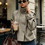 Antonella Ricci | Houndstooth Cropped Jacket For Women