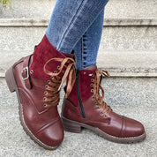 Rosalind Hartwell | Lace-Up Combat Ankle Boots For Women