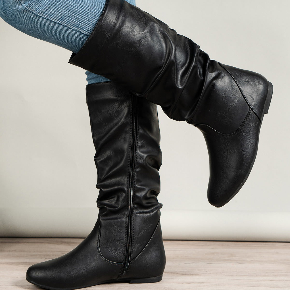 Sabrina Delcourt | Slouchy Knee-High Boots For Women