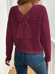 Adrienne Sorbier | Bow-Tie Knit Sweater For Women