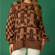 Priscilla Duchamp | Halloween Pumpkin Ghost Sweater For Women