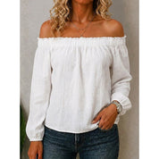 Isadora Bellweather | Off-Shoulder Ruffle Top For Women
