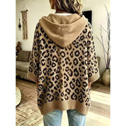Rosalind Ferreira | Leopard Print Hooded Sweater For Women