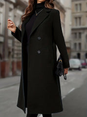 Amandine Cresswell | Double-Breasted Wool Coat For Women
