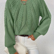Fabienne Cortland | Cable-Knit Round-Neck Sweater For Women