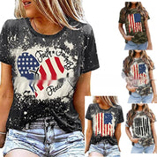 Jade Whitmore | American Flag Graphic T-Shirt For Women