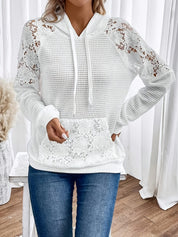 Giulia Renard | Floral Lace Hoodie For Women