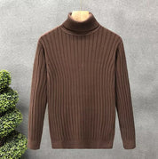 Jude Quarton | Slim Fit Ribbed Turtleneck Sweater For Men