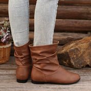 Genevra Ashworth | Slouchy Cowboy Boots With Round Toe For Women