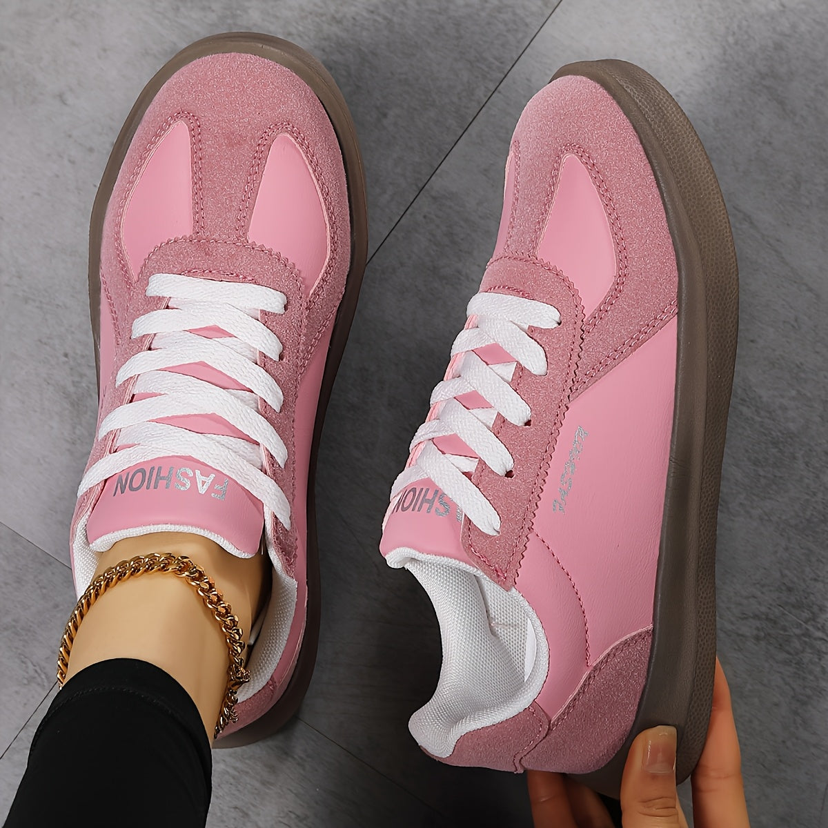 Isadora Beauchamp | Leather Lace-Up Sneakers For Women
