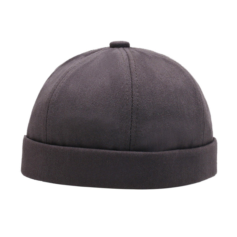 Brimless Beanie Skull Cap Hat - Gray