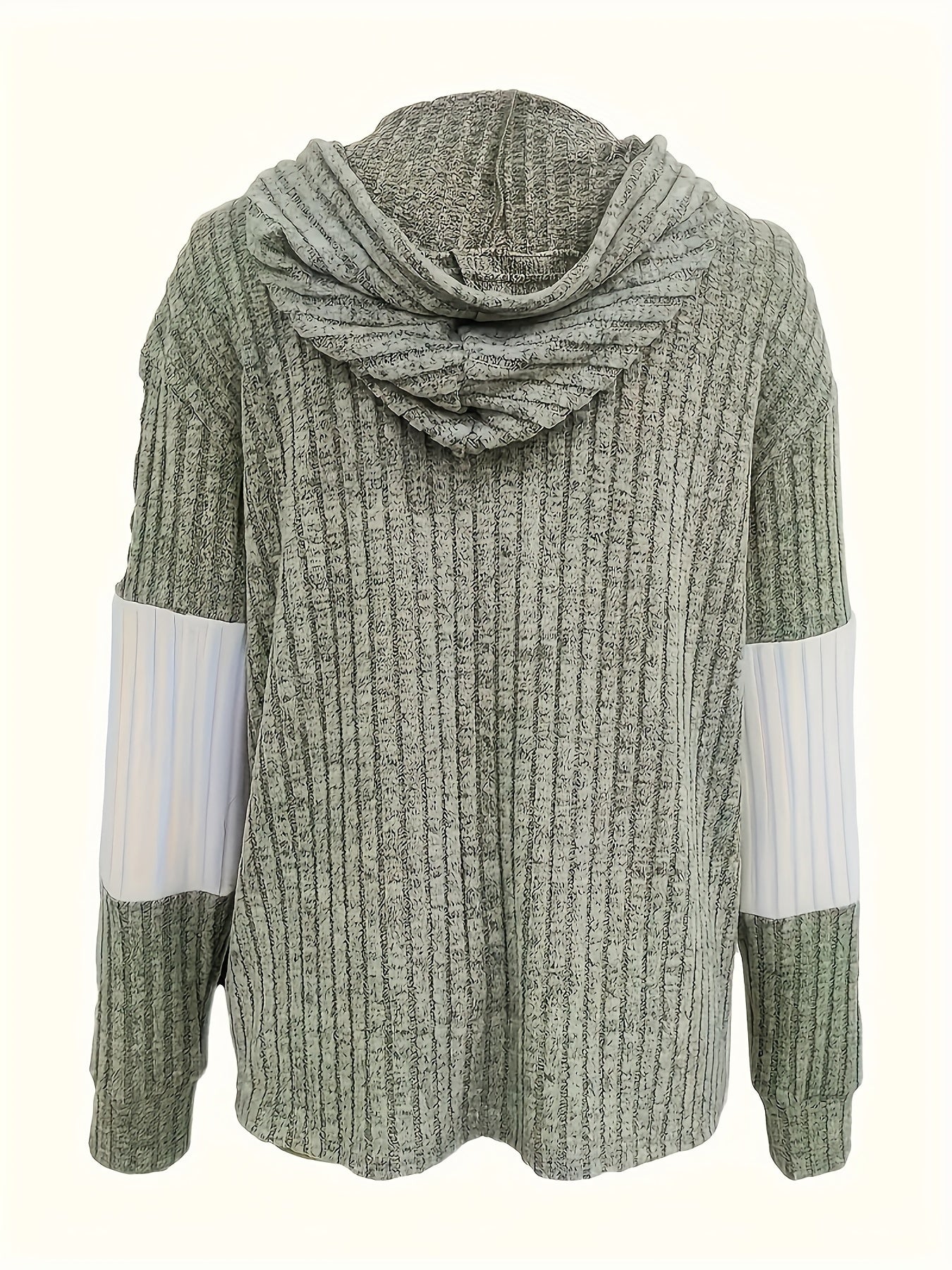 Charlotte Devereaux | Textured Colour-Block Hooded Jacket For Women