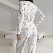 Bianca Lefèvre | Christmas Print Pajama Set For Women