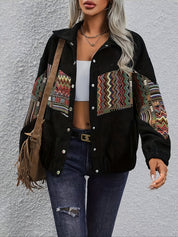 Mireille Castonguay | Corduroy Patchwork Jacket For Women