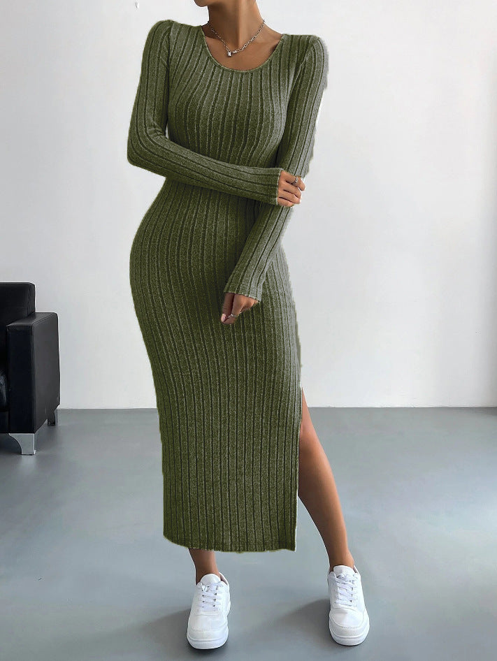 Beatrice Lombardi | Ribbed Knit Maxi Dress For Women