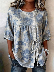 Charlotte Vasseur | Floral Embroidered Blouse For Women