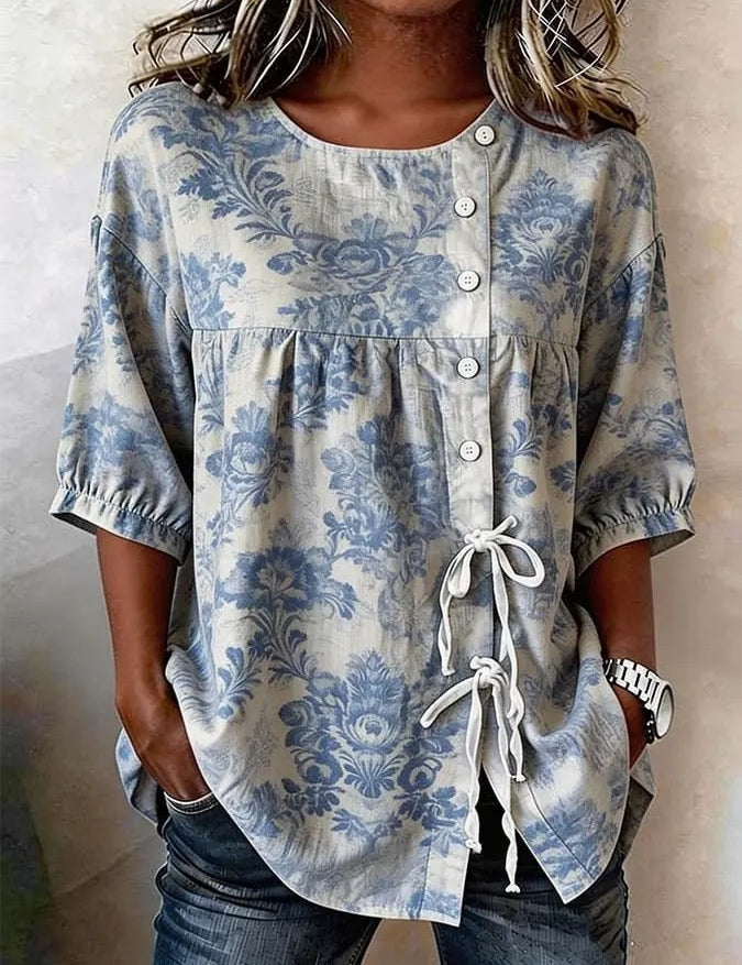 Charlotte Vasseur | Floral Embroidered Blouse For Women