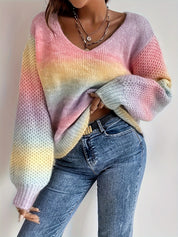 Nora Westbrook | Tie-Dye Off-Shoulder Sweater For Women