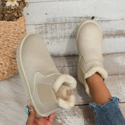 Natalia Ferraro | Faux Fur Ankle Boots For Women