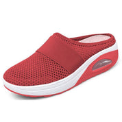 Isabella Moreau | Mesh Platform Slide Sneakers For Women