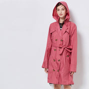 Harriet Dunwall | Plaid Hooded Trench Coat For Women
