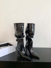 Antoinette Rivière | Slouchy Pointed-Toe Knee-High Boots For Women