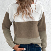 Stefania Bianchi | Colorblock Knit Sweater For Women