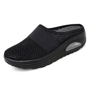 Isabella Moreau | Mesh Platform Slide Sneakers For Women