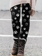 Selene Vasari | Cat Print Leggings For Women