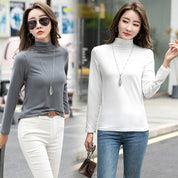 Valentina Rossetti | Fleece-Lined Turtleneck Top For Women