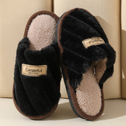 Margaux Delacroix | Fluffy Platform Slippers For Women