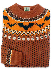 Genevieve Harland | Halloween Pumpkin Knit Sweater For Women
