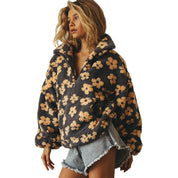 Odette Marchetti | Floral Fleece Sweater For Women