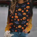 Genevieve Thibault | Halloween Print Sweater For Women