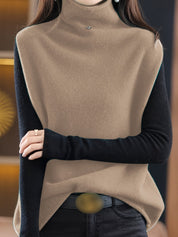 Pauline Ashcombe | Sleeveless High-Neck Vest For Women