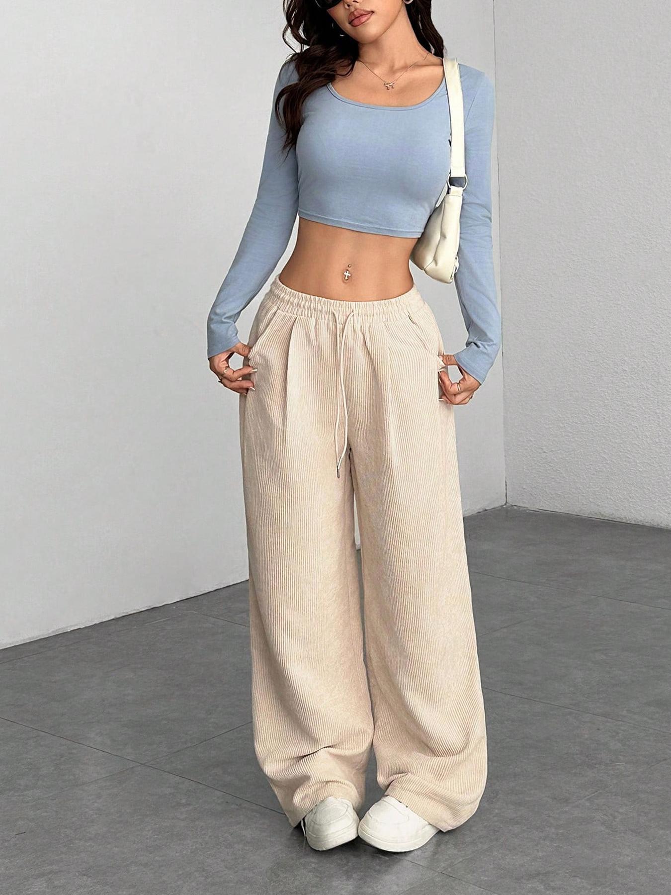 Selene Aubertin | Corduroy Wide-Leg Pants For Women