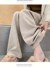 Simone Delatour | Wool-Blend Wide-Leg Trousers For Women