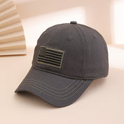 Colette Granville | Black Embroidered Flag Veterans Day Baseball Cap Unisex
