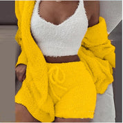 Rosette Linford | 3-Piece Fluffy Loungewear Set For Women