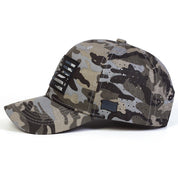 Genevieve Montclair | Black Flag Print Veterans Day Mesh Baseball Cap Unisex
