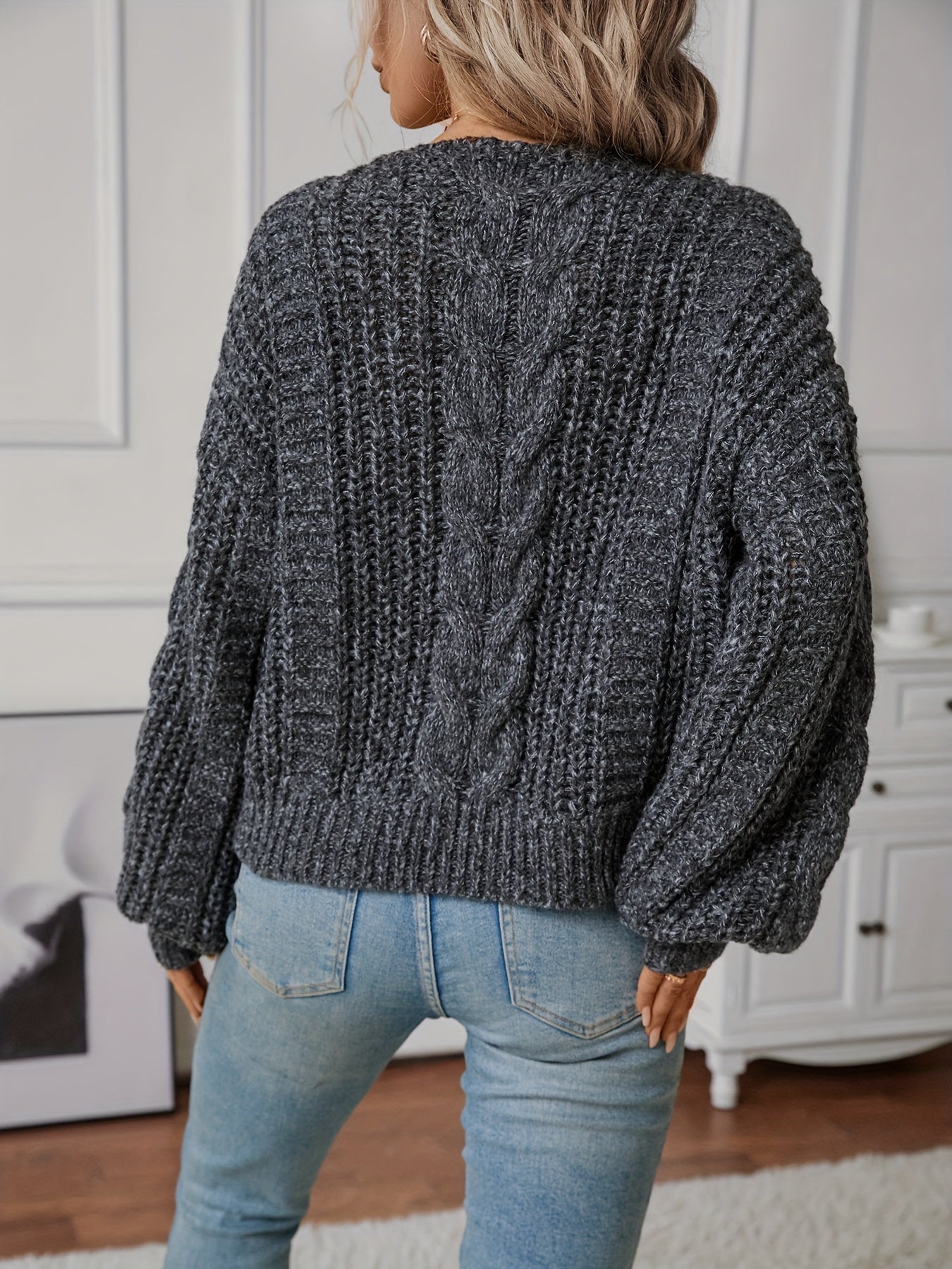 Genevra Ashcombe | Chunky Cable-Knit Sweater For Women
