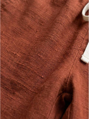 Elaine Beauchamp | Women's Linen-Look Drawstring Straight-Leg Trousers