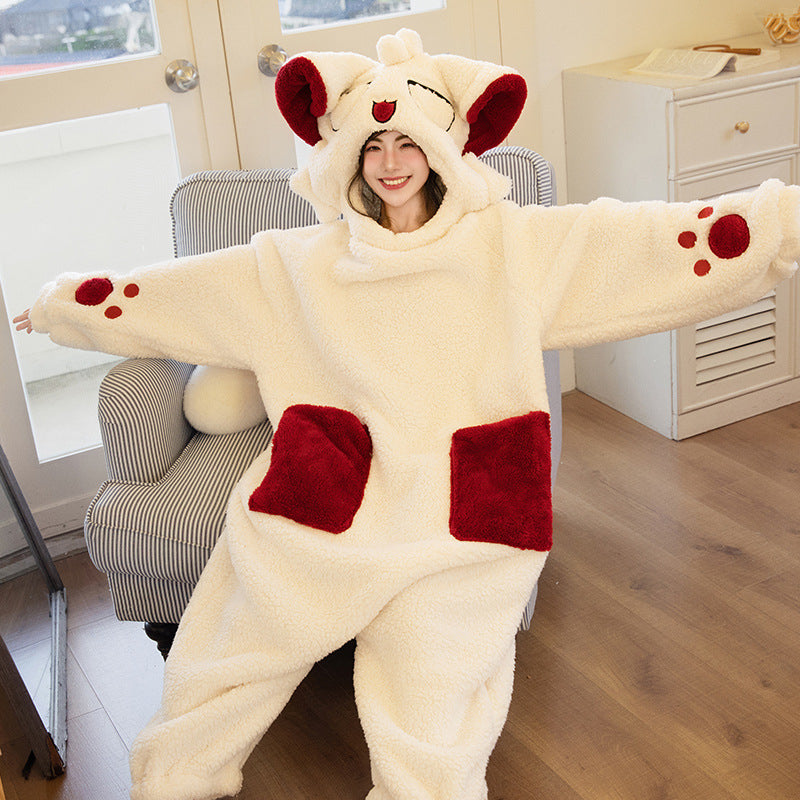 briar-valcourt-cream-bear-oversized-hood-fleece-onesie-for-women-model-a6e0b6b9.png