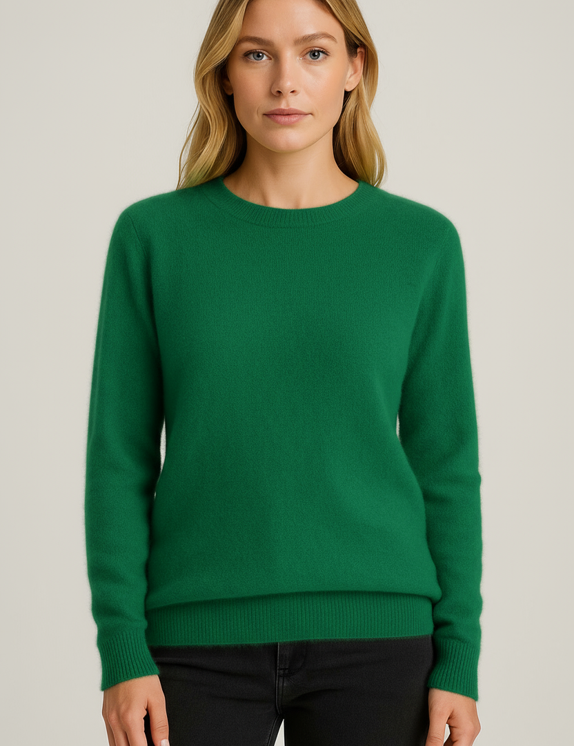 Brinley Falmore | Soft Knit Crew Neck Sweater For Women