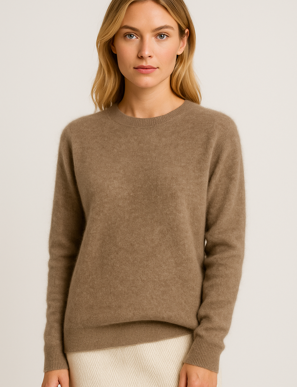 Brinley Falmore | Soft Knit Crew Neck Sweater For Women