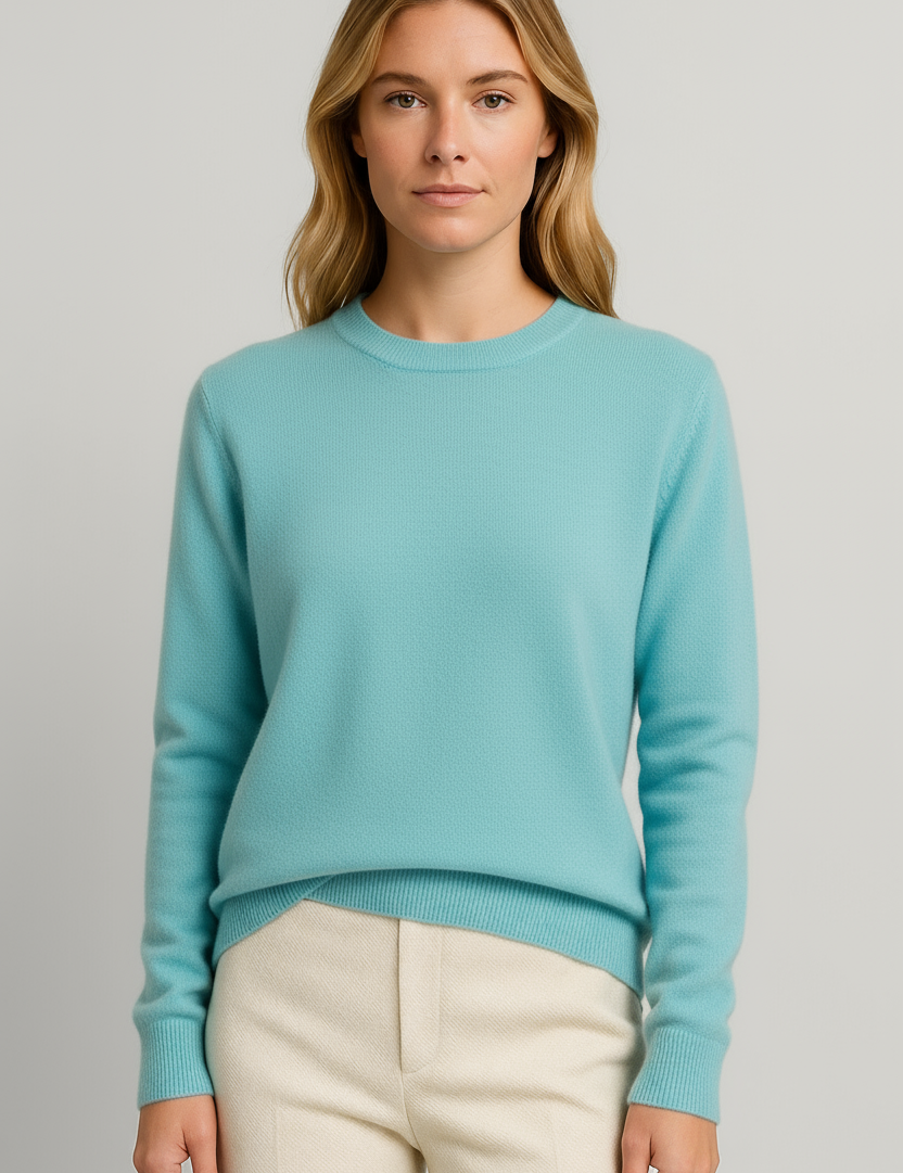 Brinley Falmore | Soft Knit Crew Neck Sweater For Women