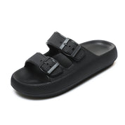 Simone Vercelli | Double Buckle Platform Slide Sandals For Women
