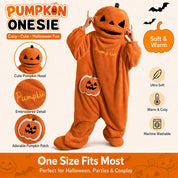 Julian Ferrante | Halloween Pumpkin Fleece Onesie For Unisex