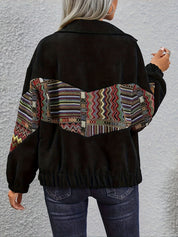 Mireille Castonguay | Corduroy Patchwork Jacket For Women